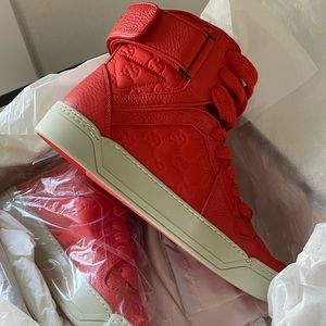 Mens Gucci Nylon Hightop Sneakers